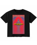 Black Boxy Fit T-shirt Front Design