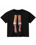 Black Boxy Fit T-shirt Front Design